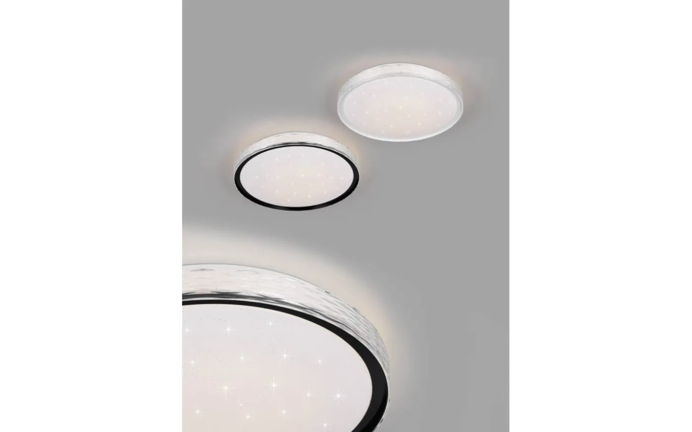 Varda Plafond LED svart stjärnljus