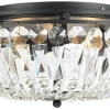 Vasa Kristallplafond 3L 30cm Svart