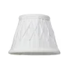 Veckad Lampskärm Ø14cm Vit