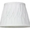 Veckad Lampskärm Ø20cm Vit