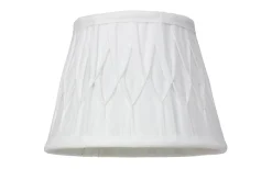 Veckad Lampskärm Ø20cm Vit