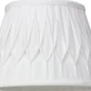 Veckad Lampskärm Ø25cm Vit