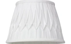 Veckad Lampskärm Ø25cm Vit