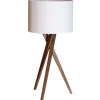 Vega Bordslampa 55cm Valnöt/Vit