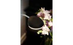 Vegas Golvlampa 180cm LED 3000K 20W+5W Dimbar Svart/Krom