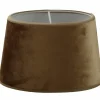 Velutto Oval Lampskärm 25cm Tobacco
