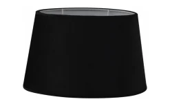 Velutto Oval Lampskärm 20cm Svart