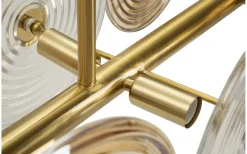 Venedig Taklampa Glas 116cm Guld