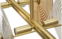 Venedig Taklampa Glas 116cm Guld