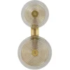 Venedig Vägglampa Glas 52cm Guld