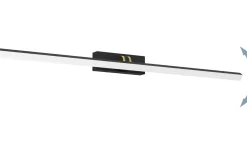 Verdello Spegelbelysning 60cm LED 3000/6500K 5W Svart IP44