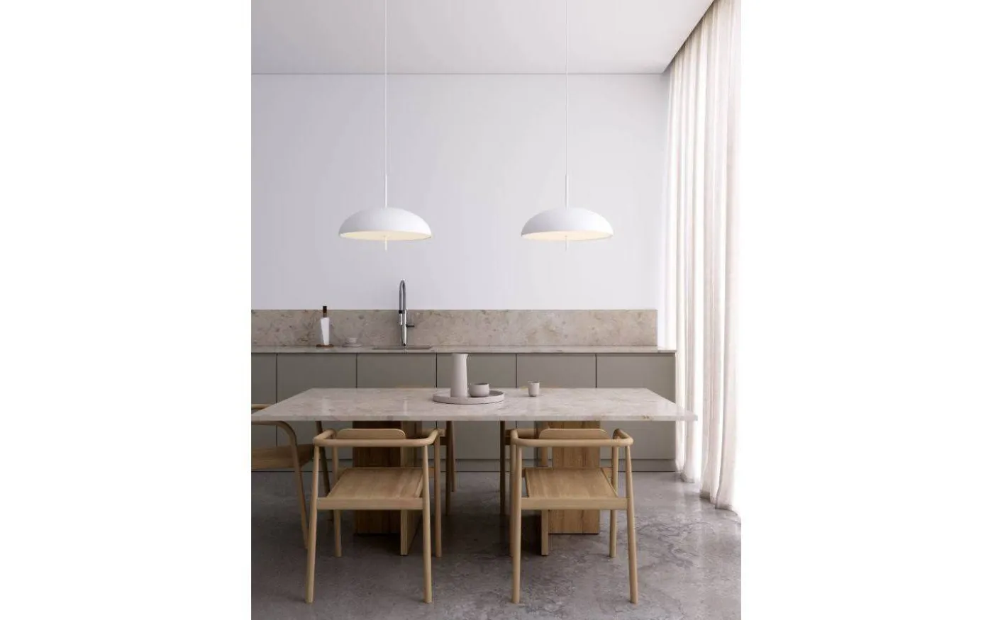 Versale Taklampa 50cm Vit
