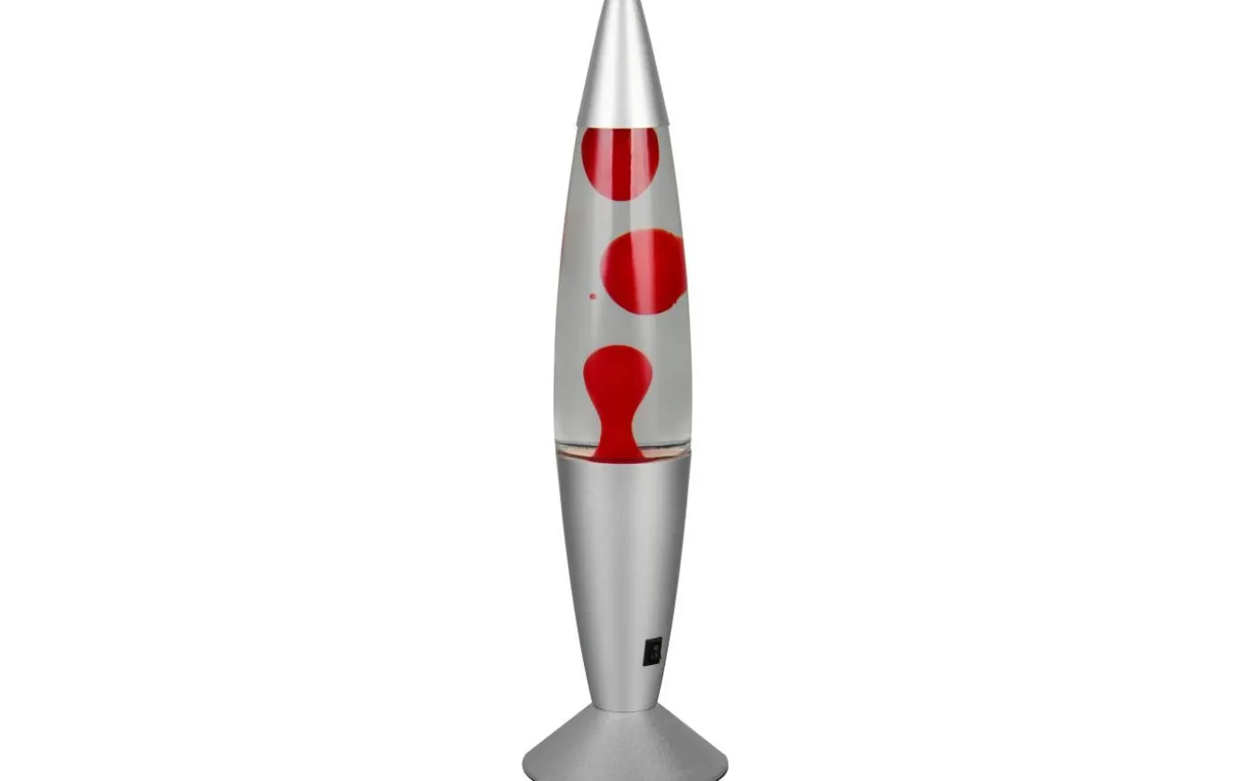 Vesuv Lavalampa 42cm LED Silver