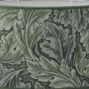 Victorian Leafs Lampskärm Oval 25cm Grön