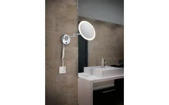 View H2O LED-lampa rund krom IP44
