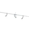 Vilanova Takspotlight 200cm GU10 LED 3000K 5x2,8W Krom