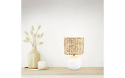 Vina Bordslampa 29cm E27 matt vit/beige