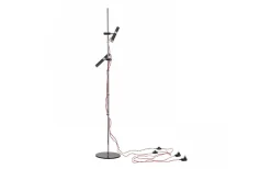Viper Golvlampa 151cm Svart/Krom LED 2x3W 3000K