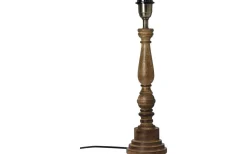 Virkes Lampfot 46cm Brun/Borstad Mässing