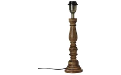 Virkes Lampfot 40cm Brun/Borstad Mässing