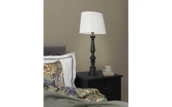 Virkes Lampfot 57cm Svart/Borstad Mässing