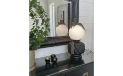 Viva La Diva Bordslampa 45cm Svart/Vit Matt