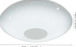 Voltago Plafond 58cm LED 2700-6500K 32,8W med Fjärrkontroll Vit
