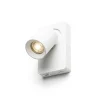 Voltera Vägglampa med USB Vit