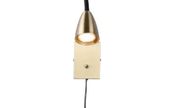 Wanda Vägglampa GU10 matt mässing