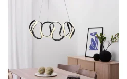 Wave Taklampa 55cm 3-steg DIM Svart