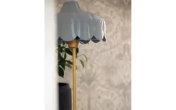 Wells Bordslampa 50cm Denim/Guld