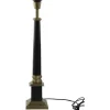 Wexford Grande Lampfot 65cm Svart/Antik Mässing