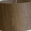 Wood Lampskärm Låg Ø36cm Brun