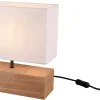 Woody Bordslampa 30cm E27 trä/vit