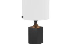 Woody Bordslampa 41cm Svart/Vit