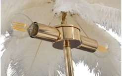 Yoga Bordslampa Palm 55cm Vit/Guld