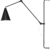 Yukon Vägglampa 49cm Matt Svart