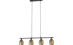 Zabalea Taklampa 79cm Svart/Bärnsten