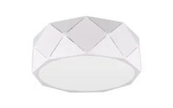 Zandor Plafond 3xE27 matt vit