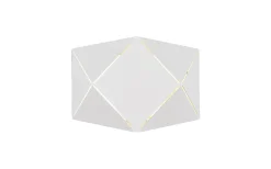 Zandor Vägglampa LED 18cm mattvit