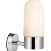 Zen Vägglampa Badrum IP44 Krom/Opal