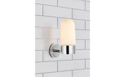 Zen Vägglampa Badrum IP44 Krom/Opal