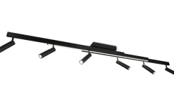 Zeno Spotlight LED 6-delat mattsvart