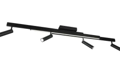 Zeno Spotlight LED 4-delat mattsvart