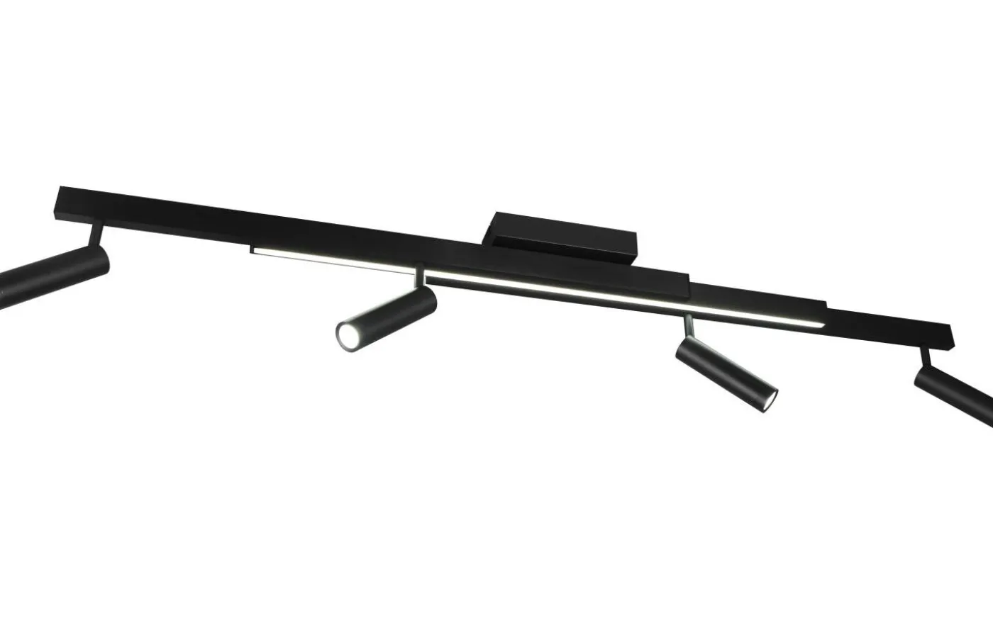 Zeno Spotlight LED 4-delat mattsvart