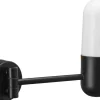 Zeta Vägglampa 23cm Mattsvart IP44