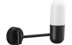 Zeta Vägglampa 23cm Mattsvart IP44