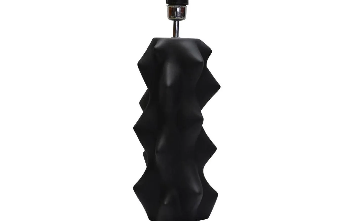 Zircon Lampfot 49cm E27 Black Matted