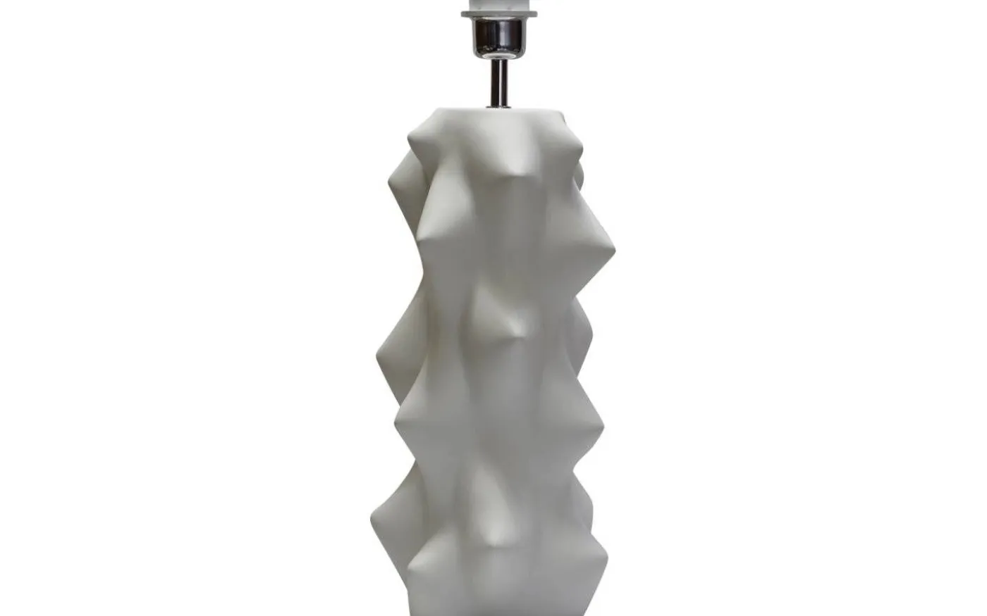 Zircon Lampfot 49cm E27 White Matted