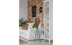 Ziva Golvlampa E27 mattsvart/gammalmässing